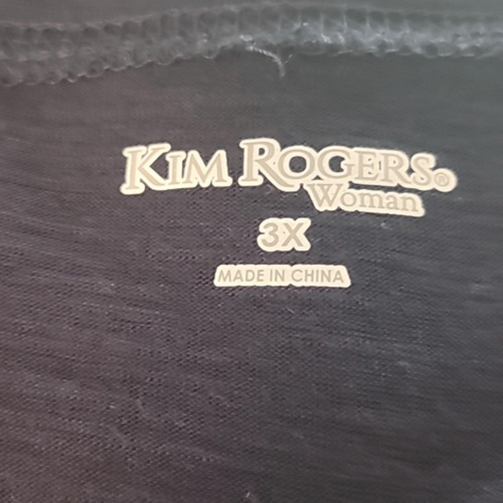 Kim Rogers Navy Blue Floral Embellished Top‎ - Picture 10 of 12